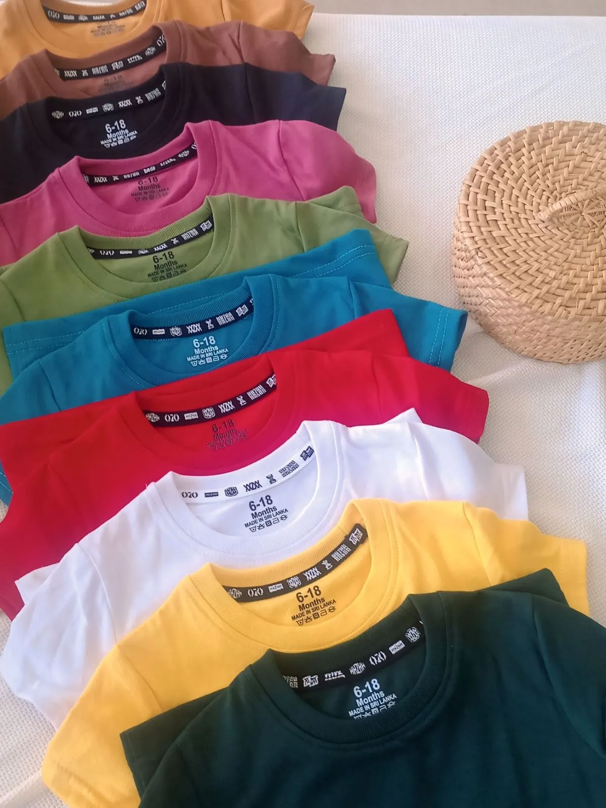 Plain Cotton Crew Neck T-Shirt